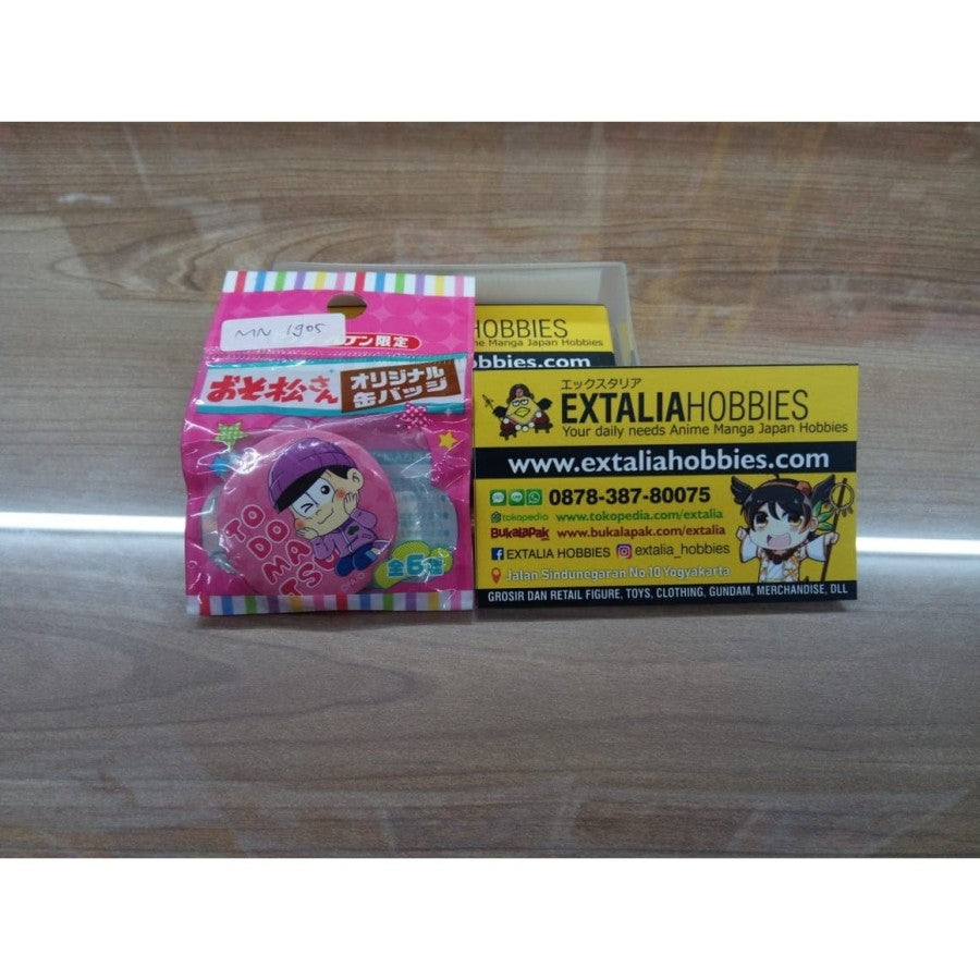 PIN TODOMATSU FACE PINK PIN TODOMATSU FACE PINK